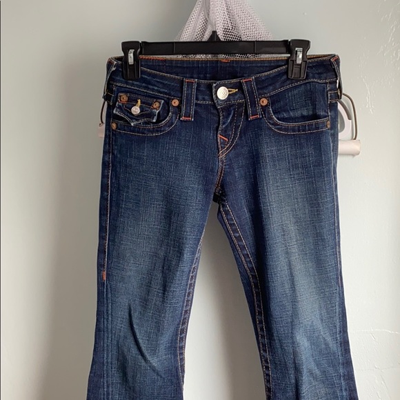 True Religion Joey Twisted Seam Flare Jeans - Picture 3 of 10